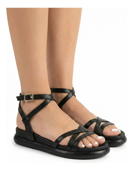 sandalia aurora 100% cuero genuino