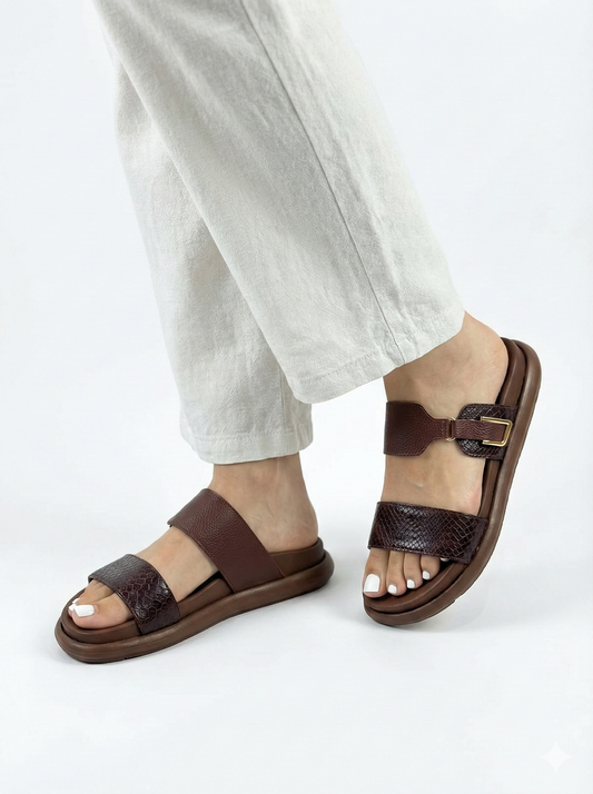 sandalias grecia 100% cuero genuino