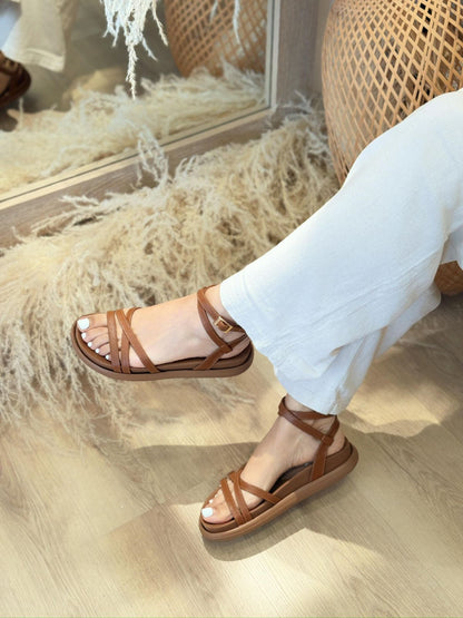 Canoas Aura 100% cuero.