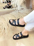 Sandalia Tipo Canoa H 100% CUERO