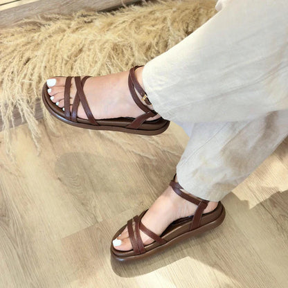 sandalia aurora 100% cuero genuino