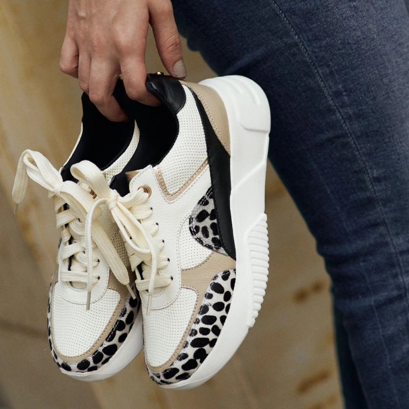 Deportivos Véra Print 100% CUERO